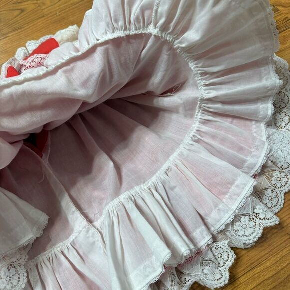 Vintage Mini World Inc red dress girls size 2 - Picture 4 of 6